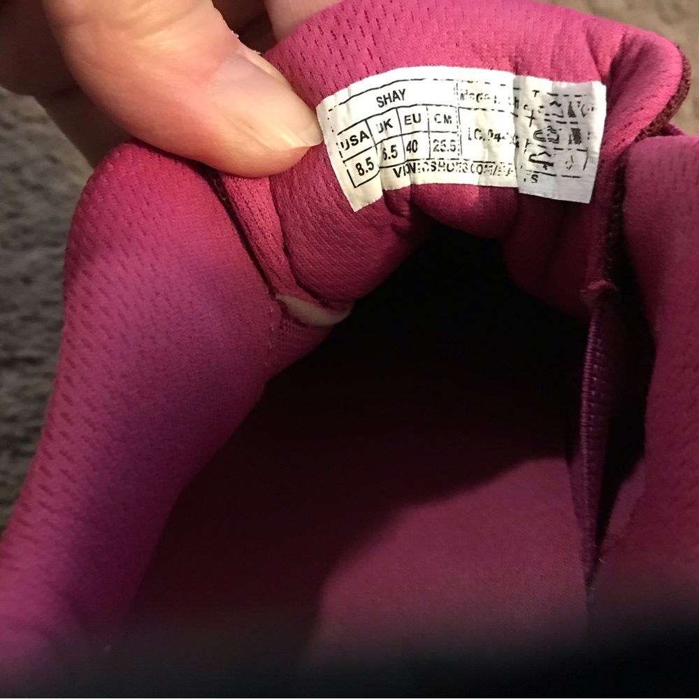 Vionic Women's Burgundy and Pink Sneakers - Picture 2 of 7